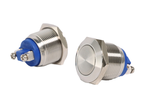 RVS beldrukker | Krans 22 mm | 19 mm