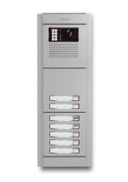 Camera-spreek-luister paneel | Nexa Aluminium, modulair, 7 beldrukkers | G2+