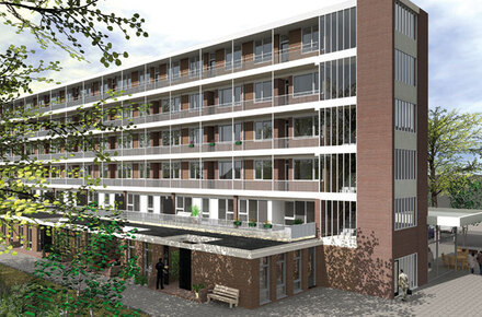 55 Renovatieappartementen Senecaflat | V2Plus