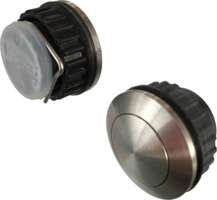 RVS beldrukker | Bol | 16 mm